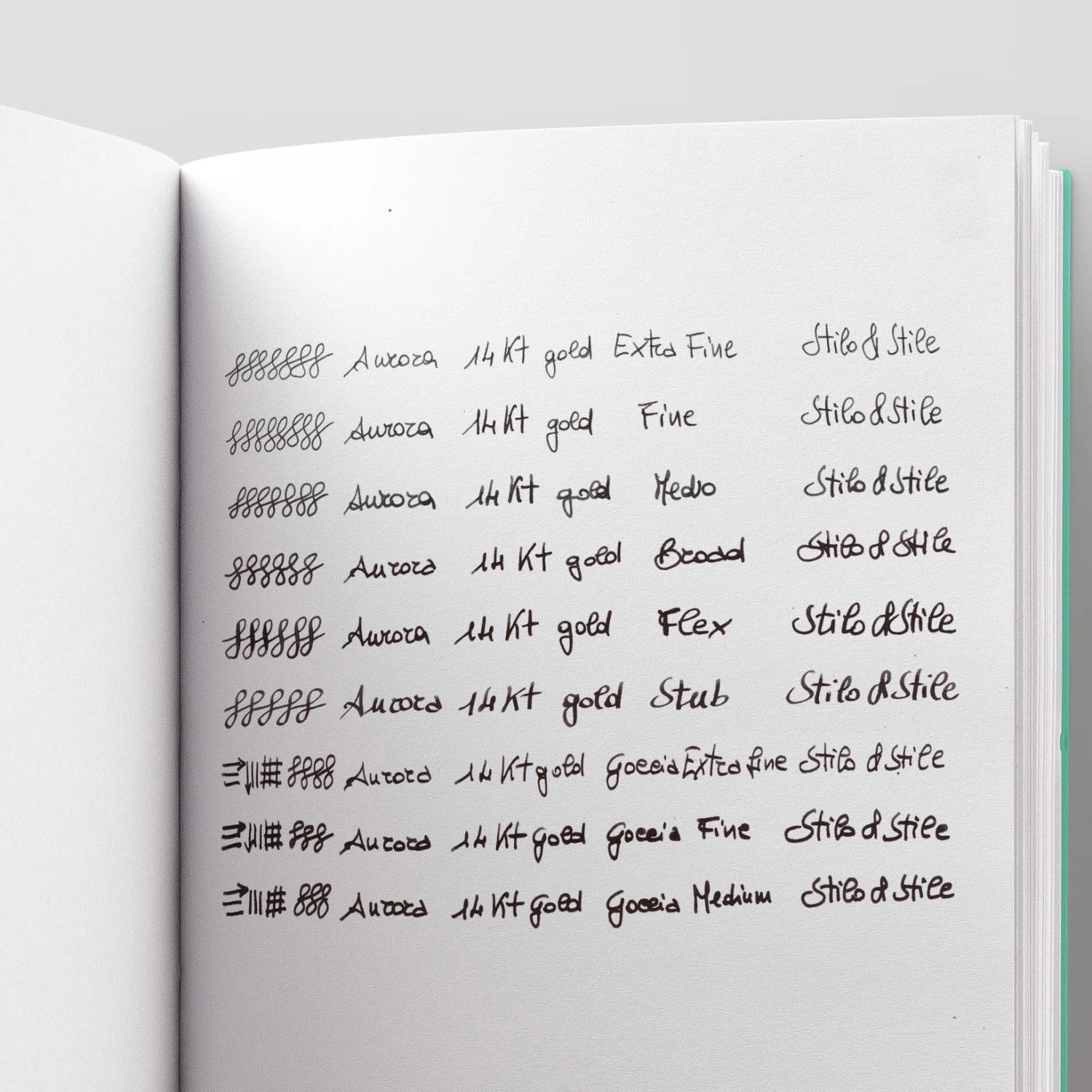 Aurora 88 Big Penna Stilografica Nera & Oro 5 Aurora 88 Big Penna Stilografica Nera & Oro - immagine 5