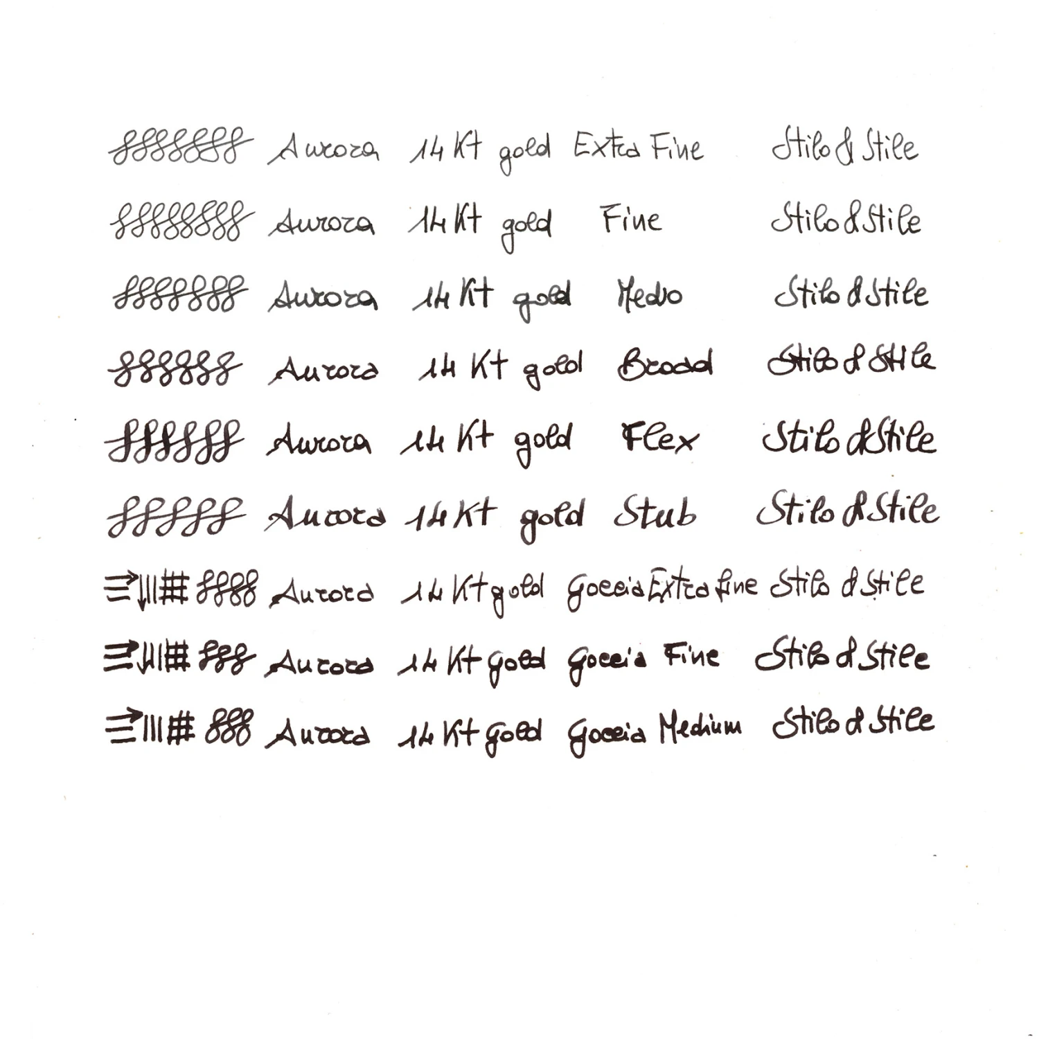 Aurora 88 Big Penna Stilografica Nera & Oro 6 Aurora 88 Big Penna Stilografica Nera & Oro - immagine 6