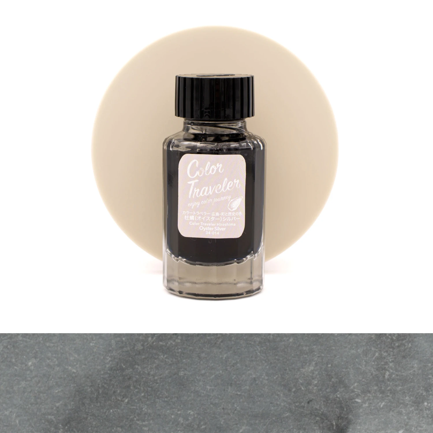 Color Traveler Hiroshima Oyster Silver Inchiostro 30 Ml 1 Color Traveler Hiroshima Oyster Silver Inchiostro 30 Ml