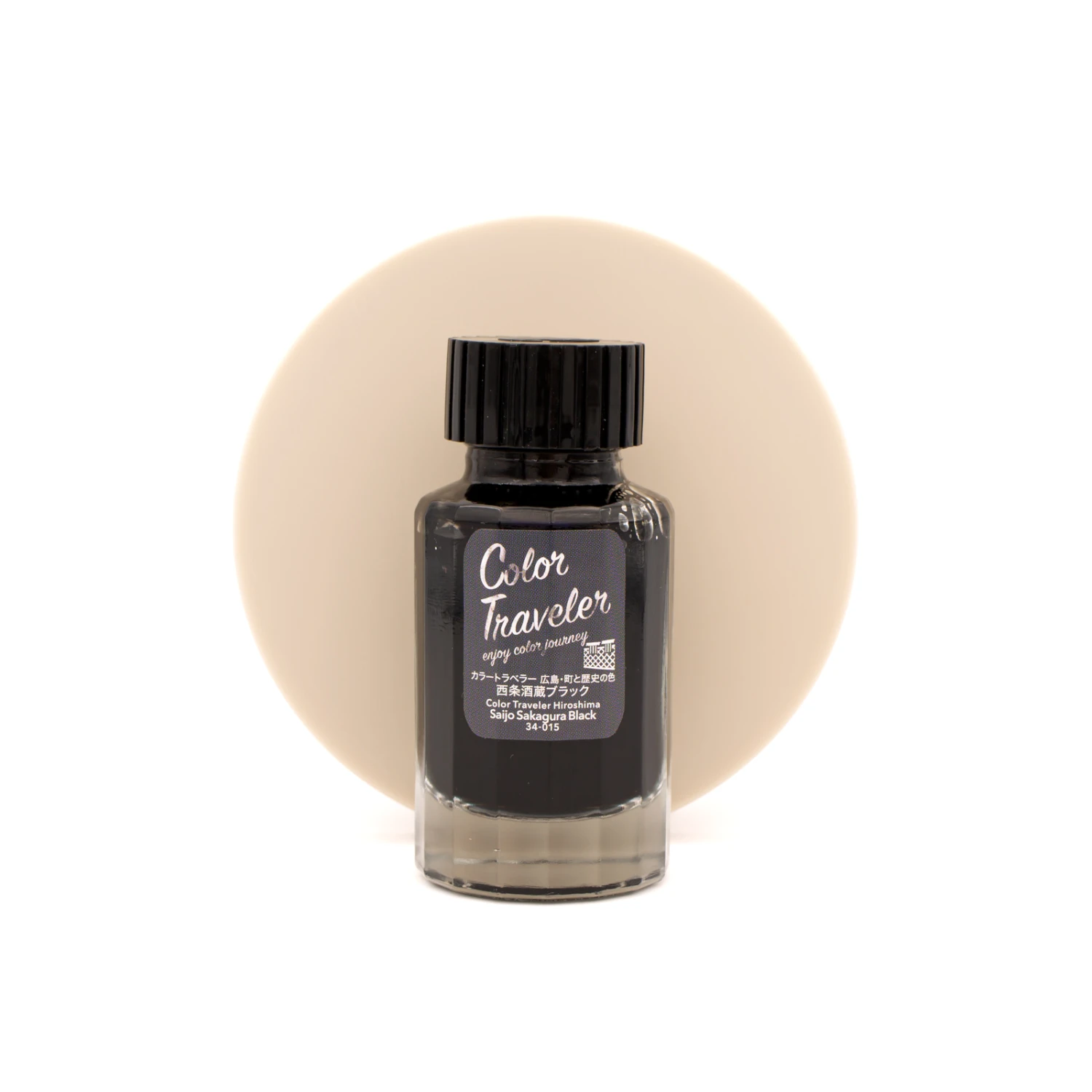 Color Traveler Saijo Sakagura Black Inchiostro 30 Ml 3 Color Traveler Saijo Sakagura Black Inchiostro 30 Ml - immagine 3