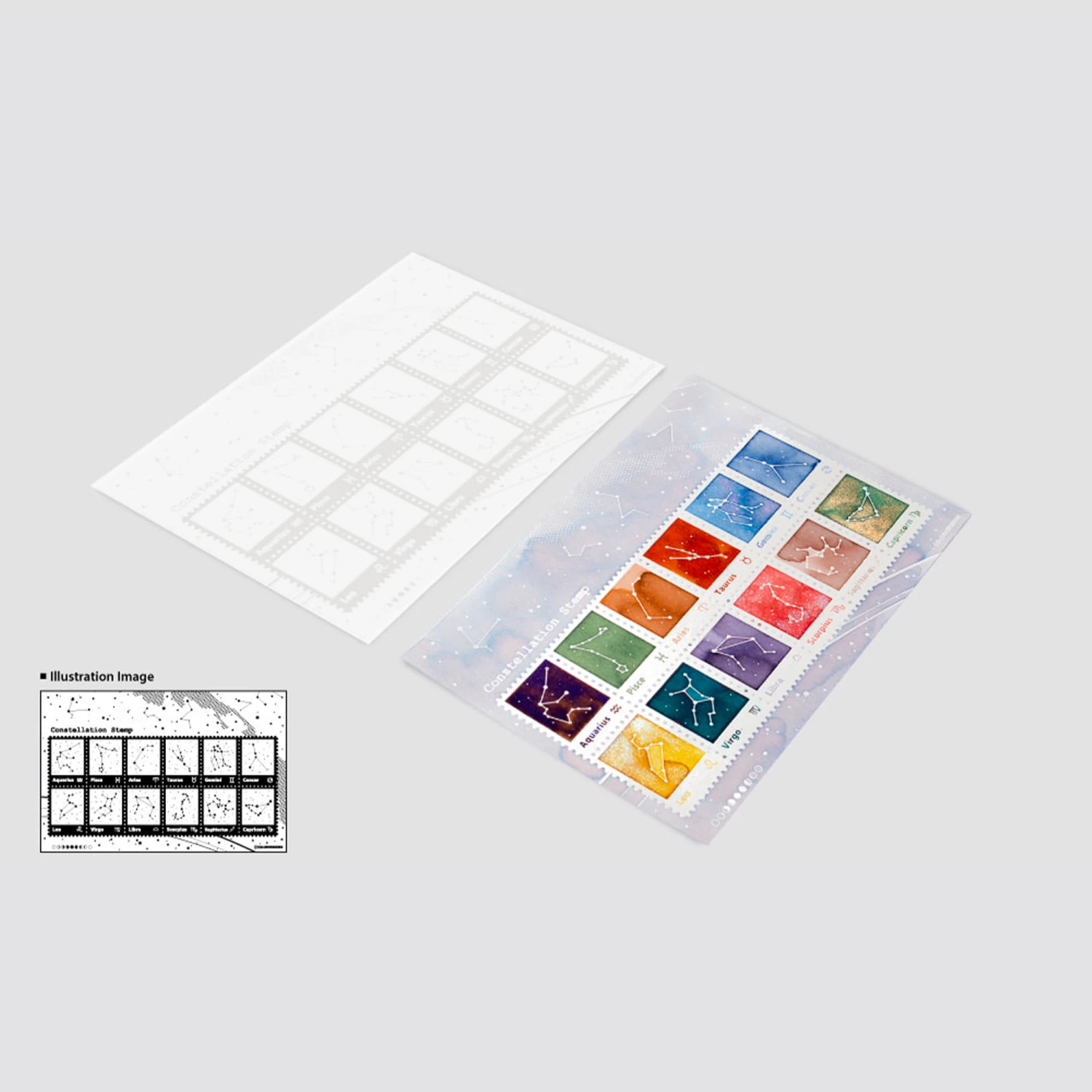 Colorverse Ink Art Cards Colorspace Constellation (Size C) 3 Colorverse Ink Art Cards Colorspace Constellation (Size C) - immagine 3