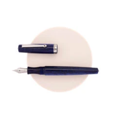 Delta Intesa 2.0 Penna Stilografica Blu & Rodio