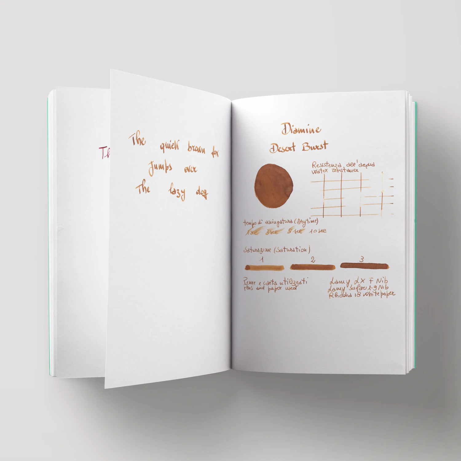 Diamine Guitar Desert Burst Inchiostro 30 Ml 3 Diamine Guitar Desert Burst Inchiostro 30 Ml - immagine 3