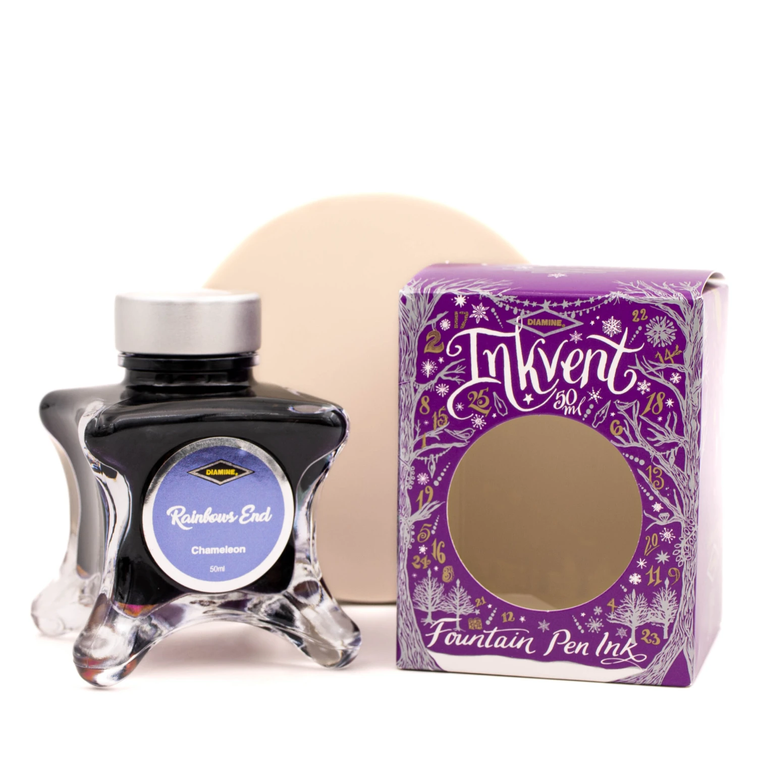 Diamine Inkvent Rainbows End Inchiostro 50 Ml Purple Edition Chameleon 3 Diamine Inkvent Rainbows End Inchiostro 50 Ml Purple Edition Chameleon - immagine 3