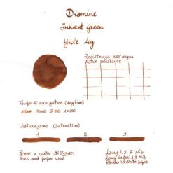 Diamine Inkvent Yule Log Inchiostro 50 Ml Green Edition Shimmer -Stilo Stile Negozio diamine inkvent yule log inchiostro 50 ml green edition shimmer 6