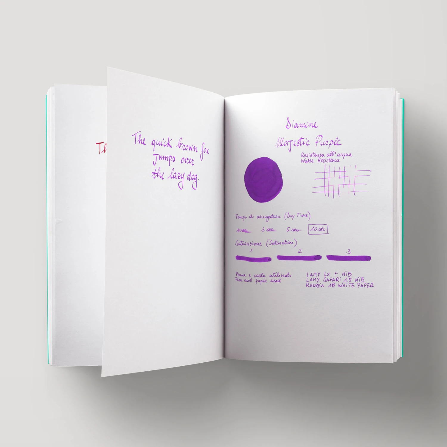 Diamine Majestic Purple Inchiostro 30 Ml 3 Diamine Majestic Purple Inchiostro 30 Ml - immagine 3