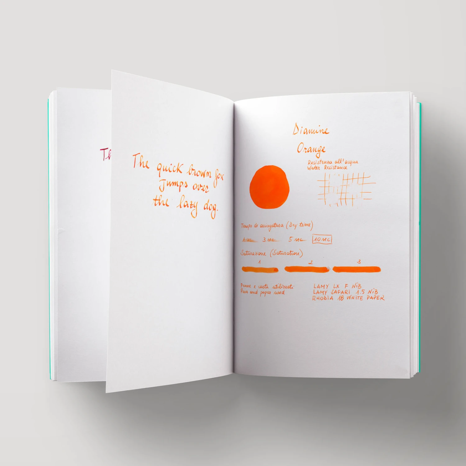 Diamine Orange Inchiostro 30 Ml 3 Diamine Orange Inchiostro 30 Ml - immagine 3