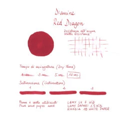 Diamine Red Dragon Inchiostro 80 Ml -Stilo Stile Negozio diamine red dragon inchiostro 80 ml 6