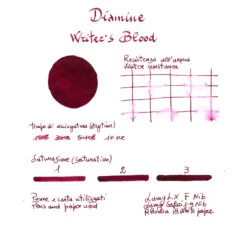 Diamine Writer's Blood Inchiostro 80 Ml -Stilo Stile Negozio diamine writer s blood inchiostro 80 ml 6