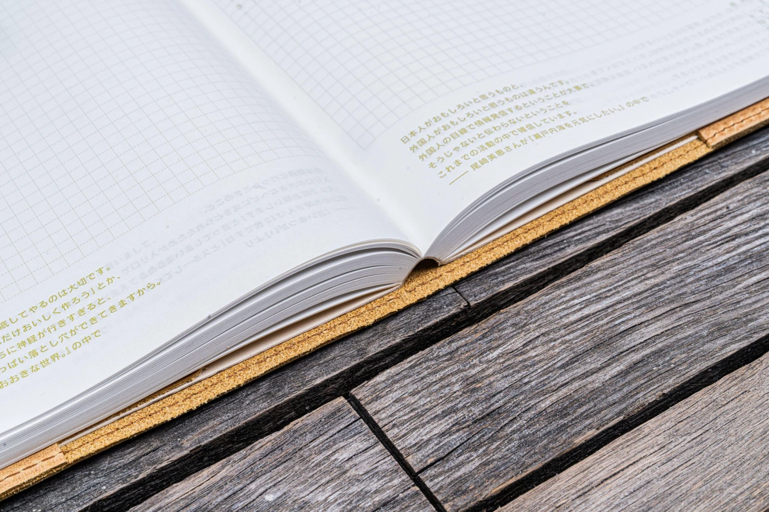 Galen Leather Cover A5 In Pelle Crazy Horse Honey Ochre 5 Galen Leather Cover A5 In Pelle Crazy Horse Honey Ochre - immagine 5