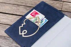 Galen Leather Cover A6 In Pelle Crazy Horse Navy Blue -Stilo Stile Negozio galen leather cover a6 in pelle crazy horse navy blue 2