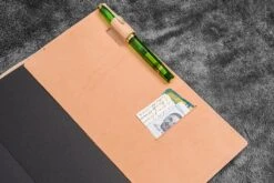 Galen Leather Cover B5 In Pelle Undyed Leather -Stilo Stile Negozio galen leather cover b5 in pelle undyed leather 2