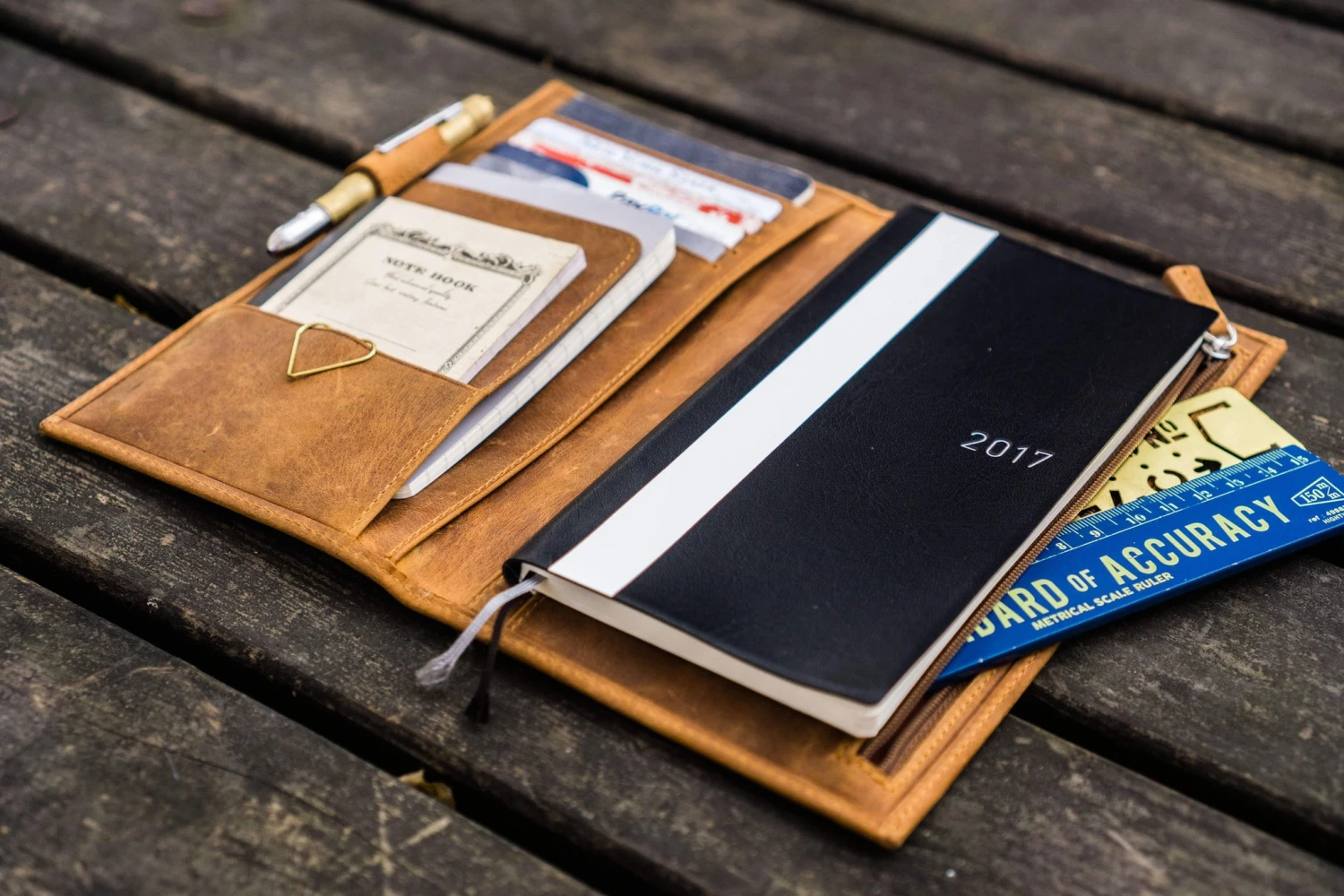 Galen Leather Cover Hobonichi Weeks Crazy Horse Brown 7 Galen Leather Cover Hobonichi Weeks Crazy Horse Brown - immagine 7