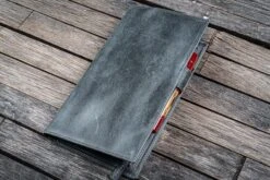 Galen Leather Cover Hobonichi Weeks Crazy Horse Smoky Grey