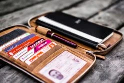 Galen Leather Cover Hobonichi Weeks Mega Con Zip Crazy Horse Brown -Stilo Stile Negozio galen leather cover hobonichi weeks mega con zip crazy horse brown 3