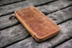 Galen Leather Cover Hobonichi Weeks Mega Con Zip Crazy Horse Brown -Stilo Stile Negozio galen leather cover hobonichi weeks mega con zip crazy horse brown 4