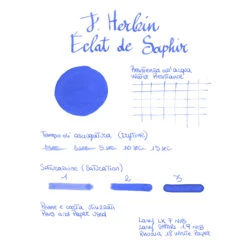 Herbin Eclat De Saphir Inchiostro 10 Ml -Stilo Stile Negozio herbin eclat de saphir inchiostro 10 ml 5