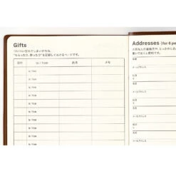 Hobonichi 5 Anni Techo Agenda A6 2025-2029 -Stilo Stile Negozio hobonichi 5 anni techo agenda a6 2025 2029 9