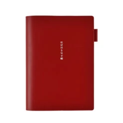Hobonichi Cover In Pelle (Red) Per Agenda 5 Anni A5