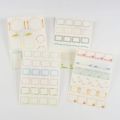 Hobonichi Frame Stickers Adesivi Per Agende
