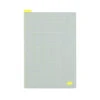 Hobonichi Pencil Board Ice Gray X Yellow Sottopagina Per Original A6