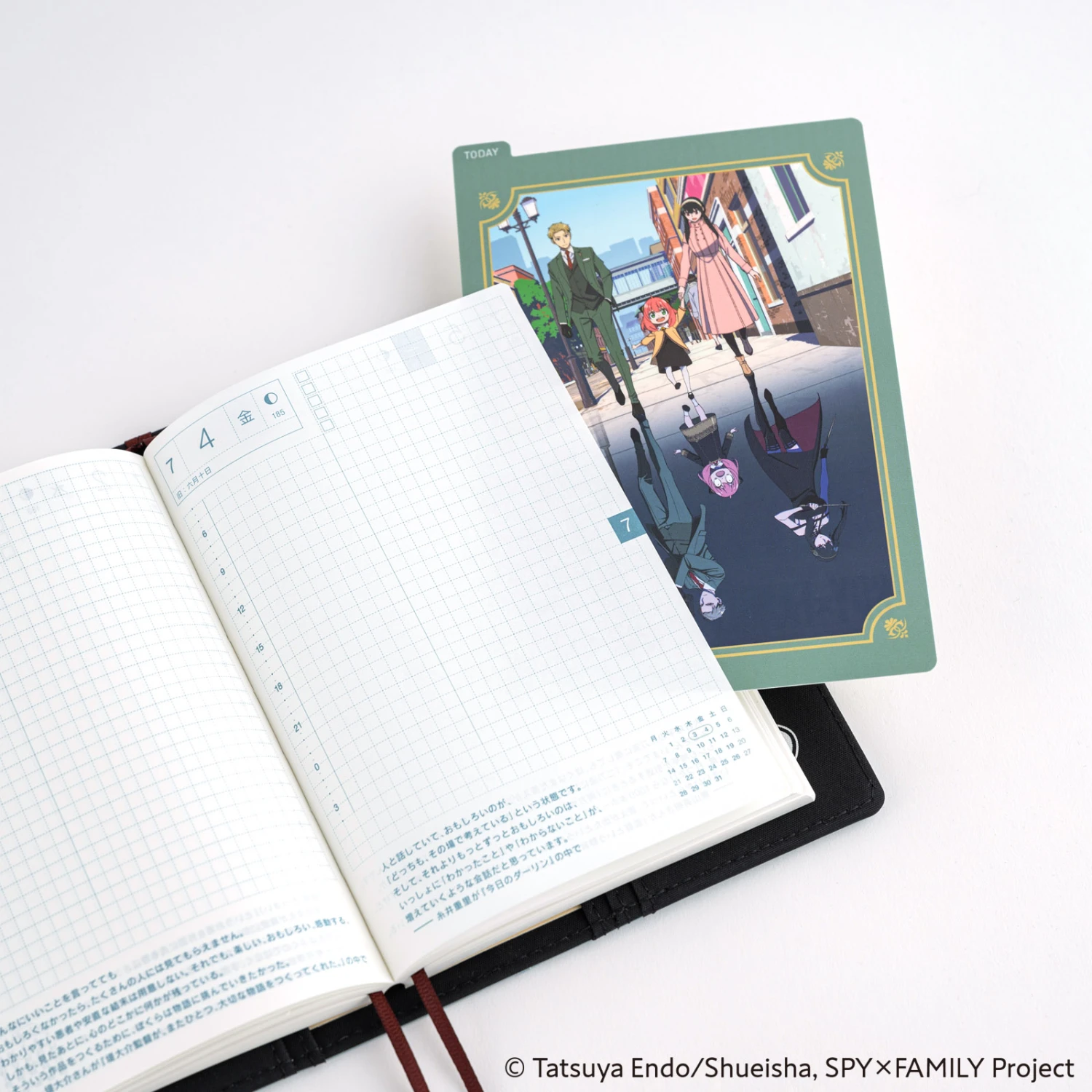 Hobonichi Pencil Board SPY X FAMILY Sottopagina Per Original A6 4 Hobonichi Pencil Board SPY X FAMILY Sottopagina Per Original A6 - immagine 4