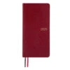 Hobonichi Techo Weeks Leather: Pomegranate Agenda 2025 Settimanale Spring