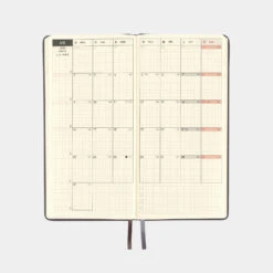 Hobonichi Techo Weeks Leather: Steel Gray Agenda 2025 Settimanale Spring -Stilo Stile Negozio hobonichi techo weeks leather steel gray agenda 2025 settimanale 4
