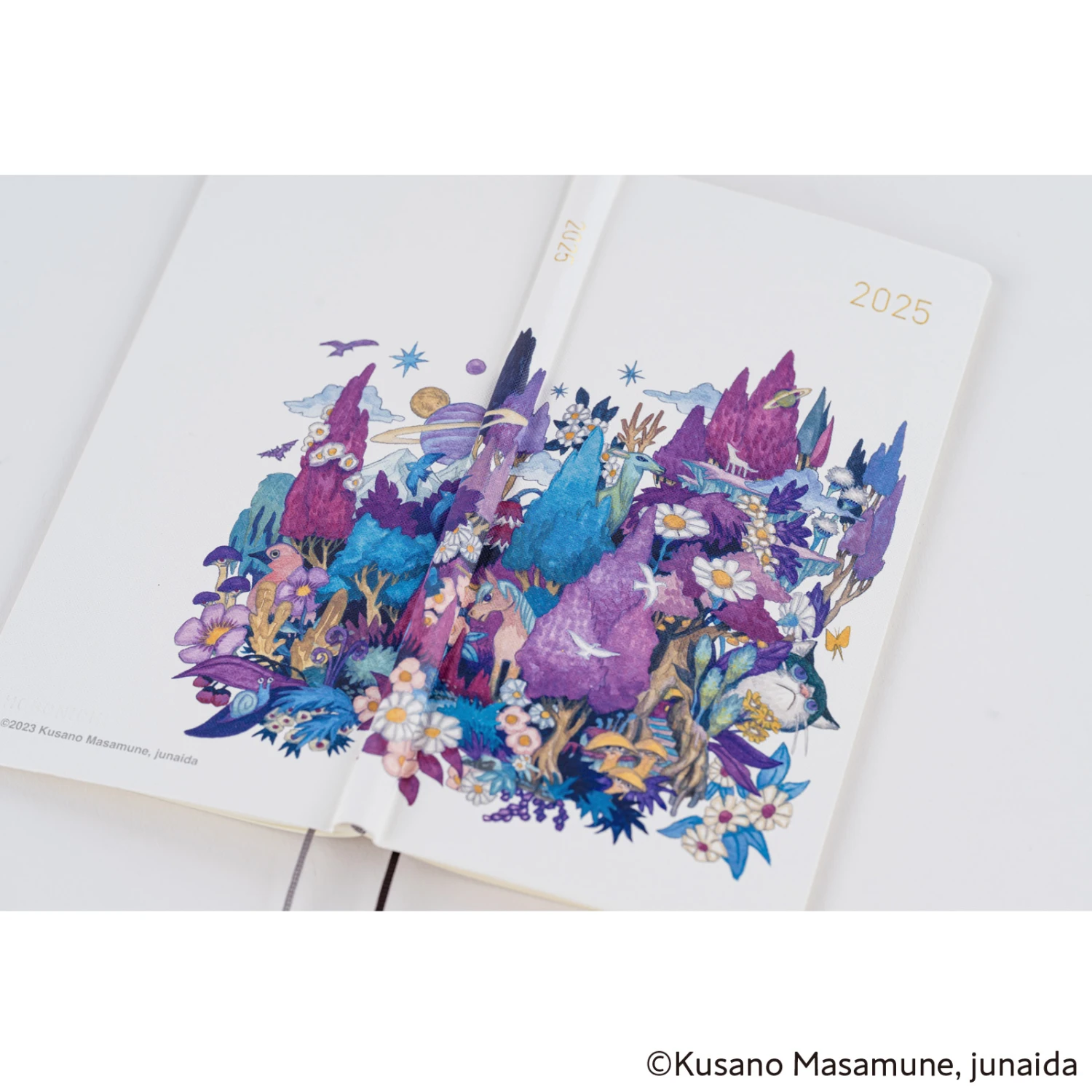 Hobonichi Techo Weeks Masamune Kusano X Junaida: Through The Purple Night Agenda 2025 Settimanale Spring 5 Hobonichi Techo Weeks Masamune Kusano X Junaida: Through The Purple Night Agenda 2025 Settimanale Spring - immagine 5