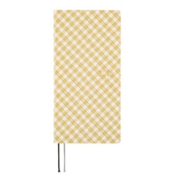 Hobonichi Techo Weeks Shirt Fabric: Harvest Plaid Agenda 2025 Settimanale Spring
