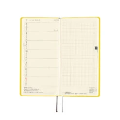 Hobonichi Techo Weeks Smooth: Mustard Agenda 2025 Settimanale Spring -Stilo Stile Negozio hobonichi techo weeks smooth mustard agenda 2025 settimanale 5
