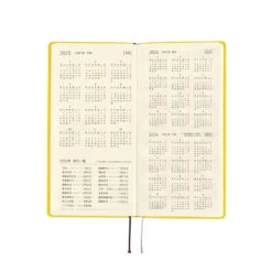 Hobonichi Techo Weeks Smooth: Mustard Agenda 2025 Settimanale Spring -Stilo Stile Negozio hobonichi techo weeks smooth mustard agenda 2025 settimanale 7