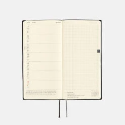Hobonichi Techo Weeks White Line: Black Agenda 2025 Settimanale Spring -Stilo Stile Negozio hobonichi techo weeks white line black agenda 2025 settimanale 6