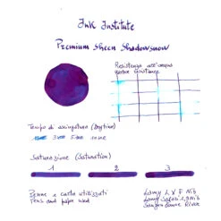 Ink Institute Premium Sheen Shadowsnow Inchiostro 30 Ml -Stilo Stile Negozio ink institute premium sheen shadowsnow inchiostro 30 ml 6