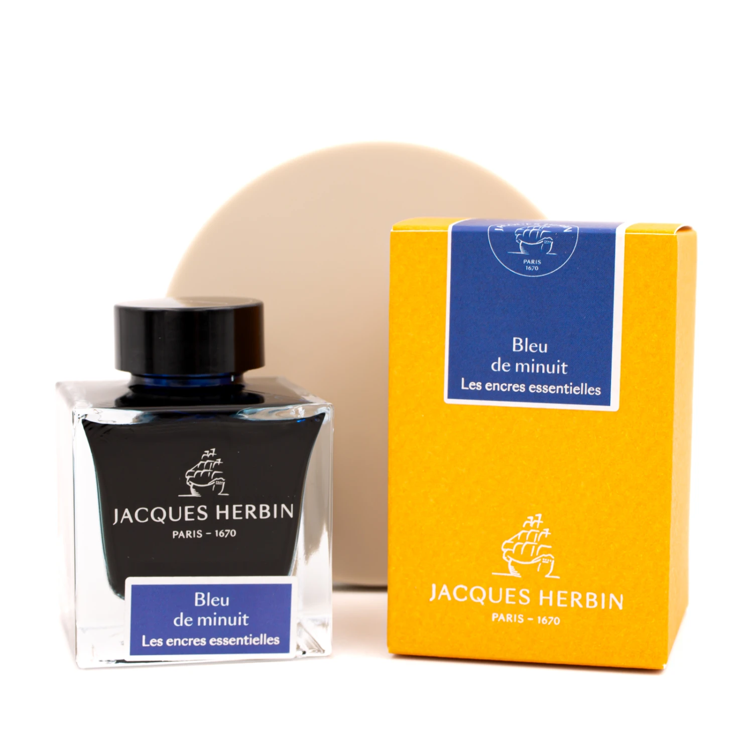Jacques Herbin Bleu De Minuit Inchiostro 50 Ml 2 Jacques Herbin Bleu De Minuit Inchiostro 50 Ml - immagine 2