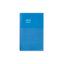 Kokuyo Jibun Techo Days Mini Agenda 2025 B6 Slim Blu