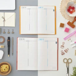 Kokuyo Jibun Techo Days Mini Agenda 2025 B6 Slim Blu -Stilo Stile Negozio kokuyo jibun techo days mini agenda 2025 b6 slim blu 5