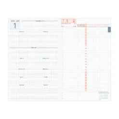 Kokuyo Jibun Techo Days Mini Agenda 2025 B6 Slim Rossa 8 Kokuyo Jibun Techo Days Mini Agenda 2025 B6 Slim Rossa -Stilo Stile Negozio kokuyo jibun techo days mini agenda 2025 b6 slim rossa 2