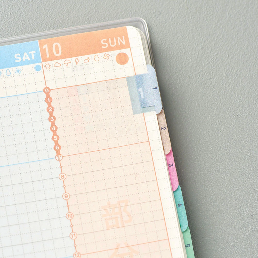 Kokuyo Jibun Techo Index Tabs Adesivi Per Biz 2 Kokuyo Jibun Techo Index Tabs Adesivi Per Biz - immagine 2