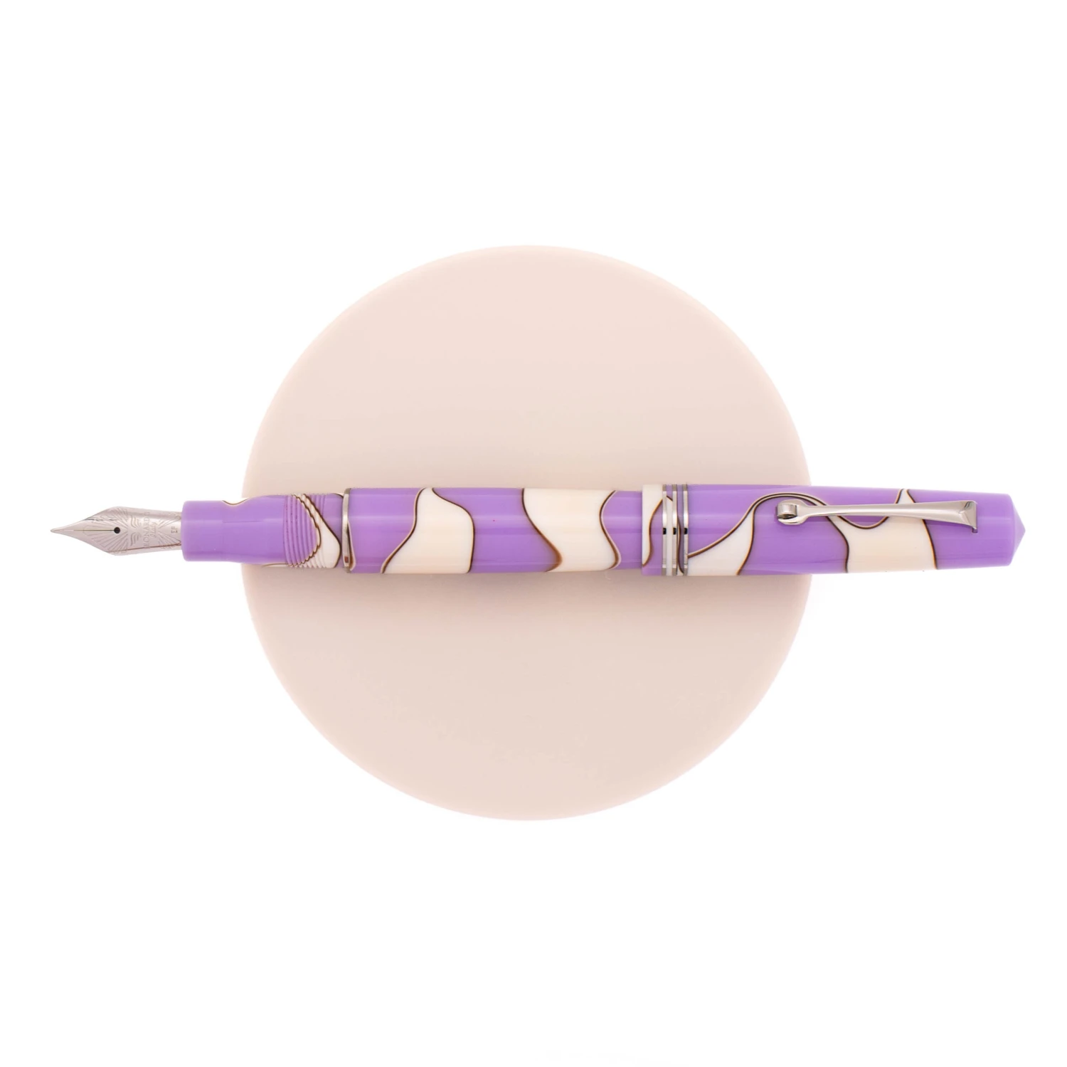 Leonardo Momento Zero Penna Stilografica Nuvola Lilac & Rodio 14k 2 Leonardo Momento Zero Penna Stilografica Nuvola Lilac & Rodio 14k - immagine 2
