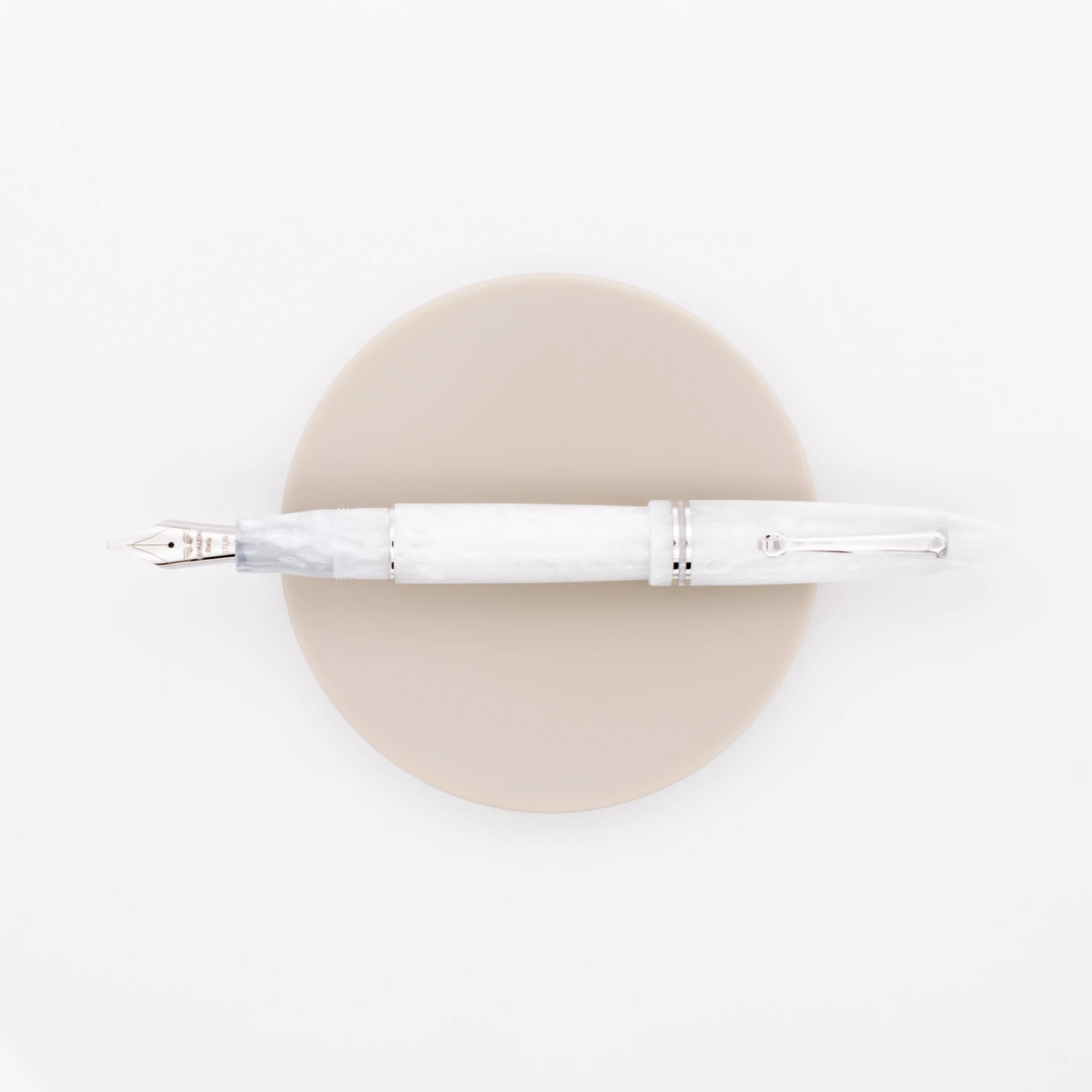 Leonardo Officina Italiana Furore Penna Stilografica Bianco Sale & Rodio 2 Leonardo Officina Italiana Furore Penna Stilografica Bianco Sale & Rodio - immagine 2