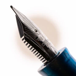 Leonardo Supernova Regular Penna Stilografica Star Light Blue & Rodio -Stilo Stile Negozio leonardo supernova regular penna stilografica star light blue rodio 3