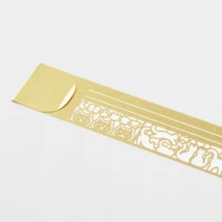 Midori Clip Ruler Segnalibro Con Normografo Gatti Ottone -Stilo Stile Negozio midori clip ruler segnalibro con normografo gatti ottone 2