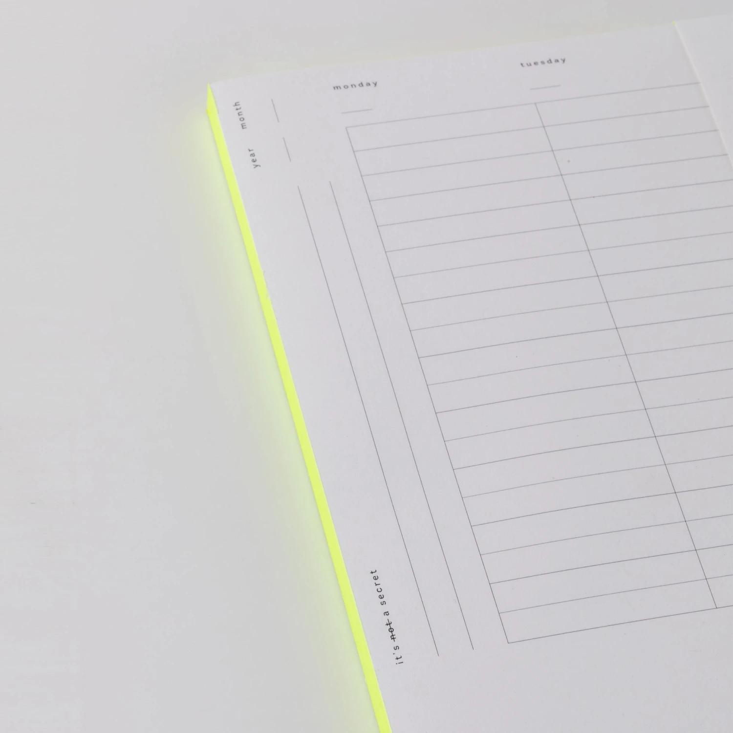 Næssi Weekly Planner Agenda Settimanale Da Scrivania 3 Næssi Weekly Planner Agenda Settimanale Da Scrivania - immagine 3