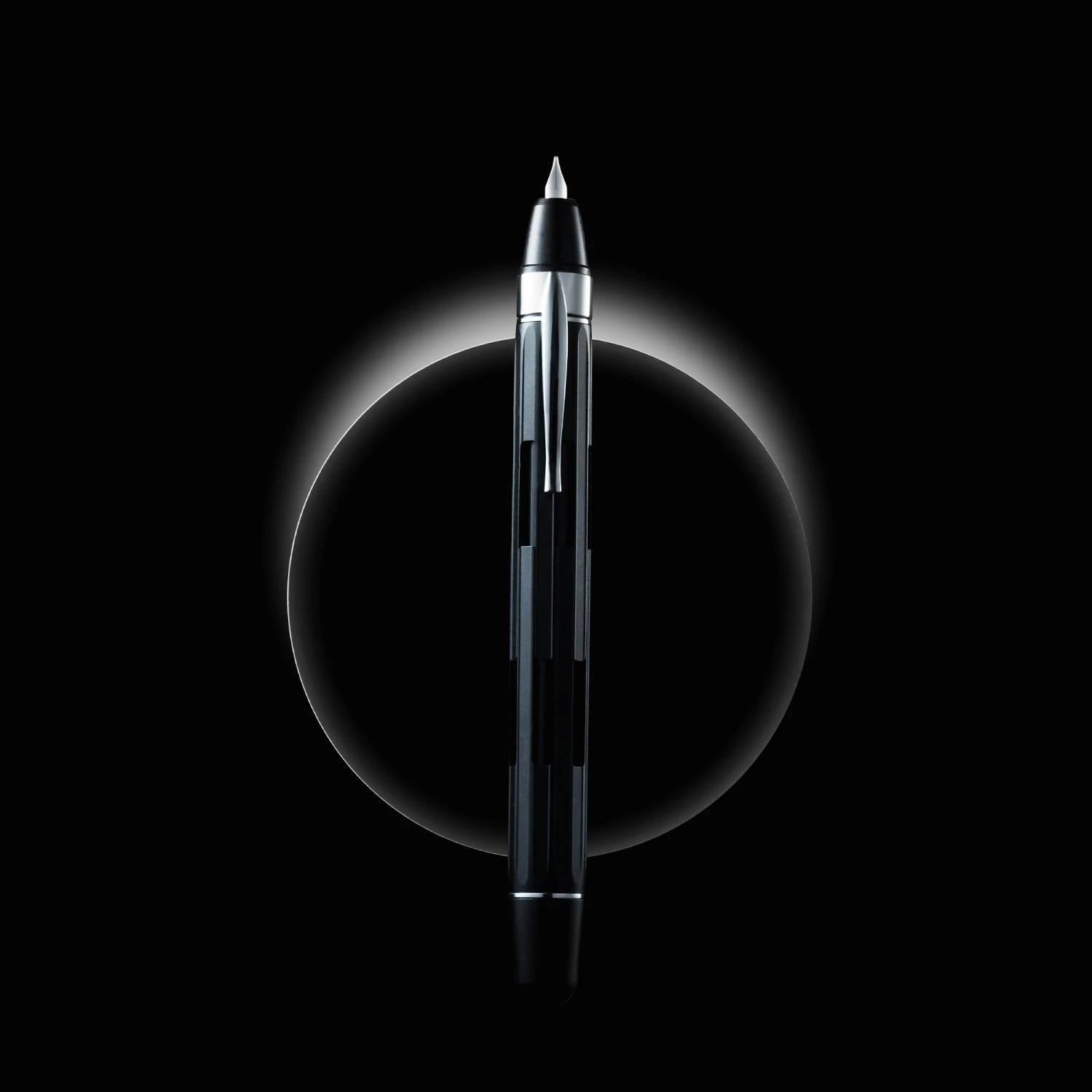 Nahvalur Eclipse Penna Stilografica Black Silver 6 Nahvalur Eclipse Penna Stilografica Black Silver - immagine 6
