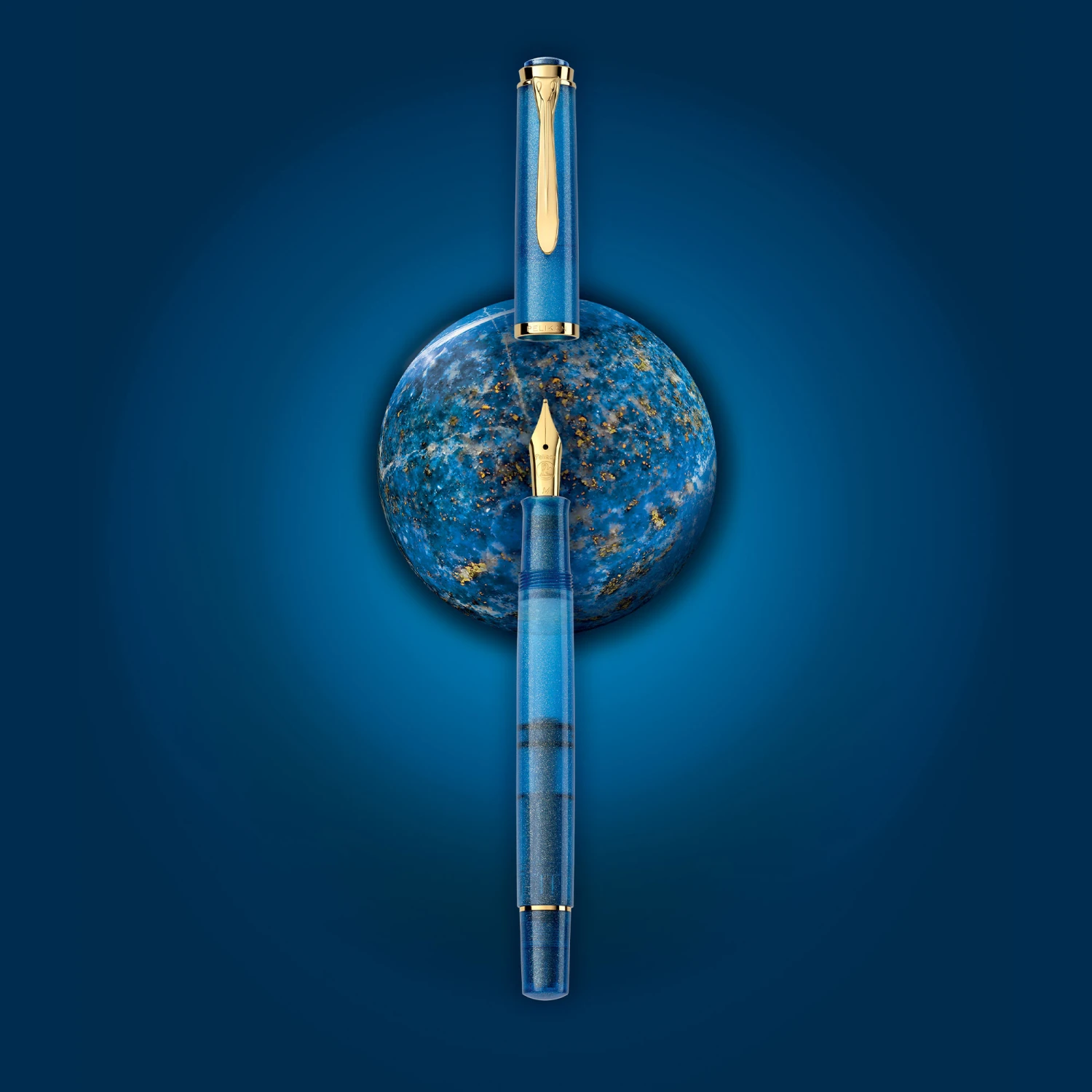 Pelikan M200 Penna Stilografica Golden Lapis Edizione Speciale 2024 2 Pelikan M200 Penna Stilografica Golden Lapis Edizione Speciale 2024 - immagine 2