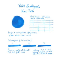 Pilot Iroshizuku Kon-Peki Inchiostro 50 Ml -Stilo Stile Negozio pilot iroshizuku kon peki inchiostro 50 ml 6