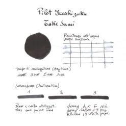 Pilot Iroshizuku Take-Sumi Inchiostro 50 Ml -Stilo Stile Negozio pilot iroshizuku take sumi inchiostro 50 ml 6
