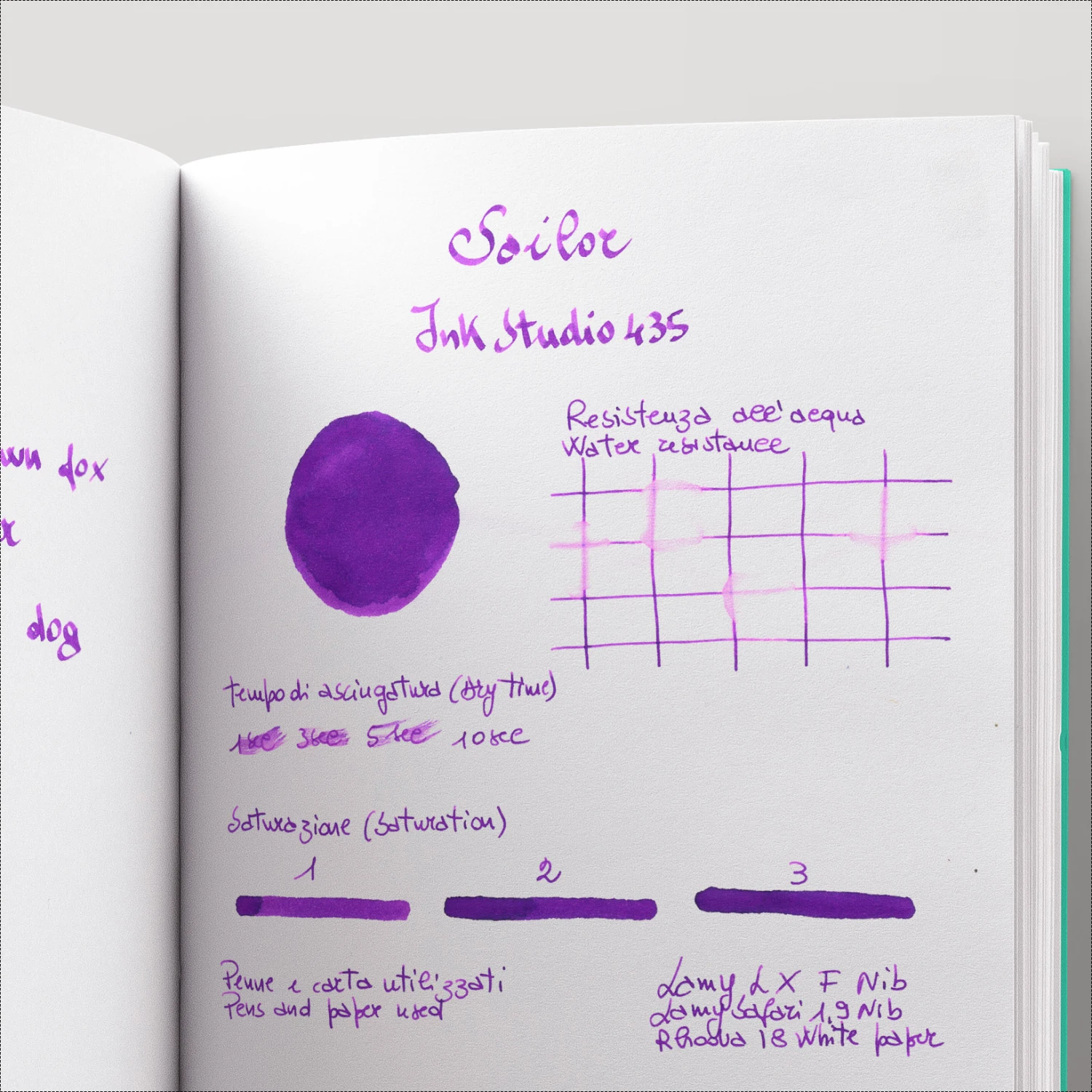 Sailor Ink Studio 435 Inchiostro 20 Ml 5 Sailor Ink Studio 435 Inchiostro 20 Ml - immagine 5