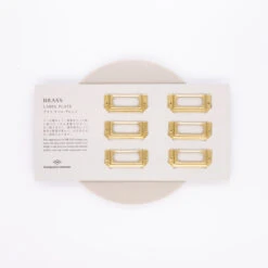 Traveler's Company Brass Targhetta Personalizzabile In Ottone